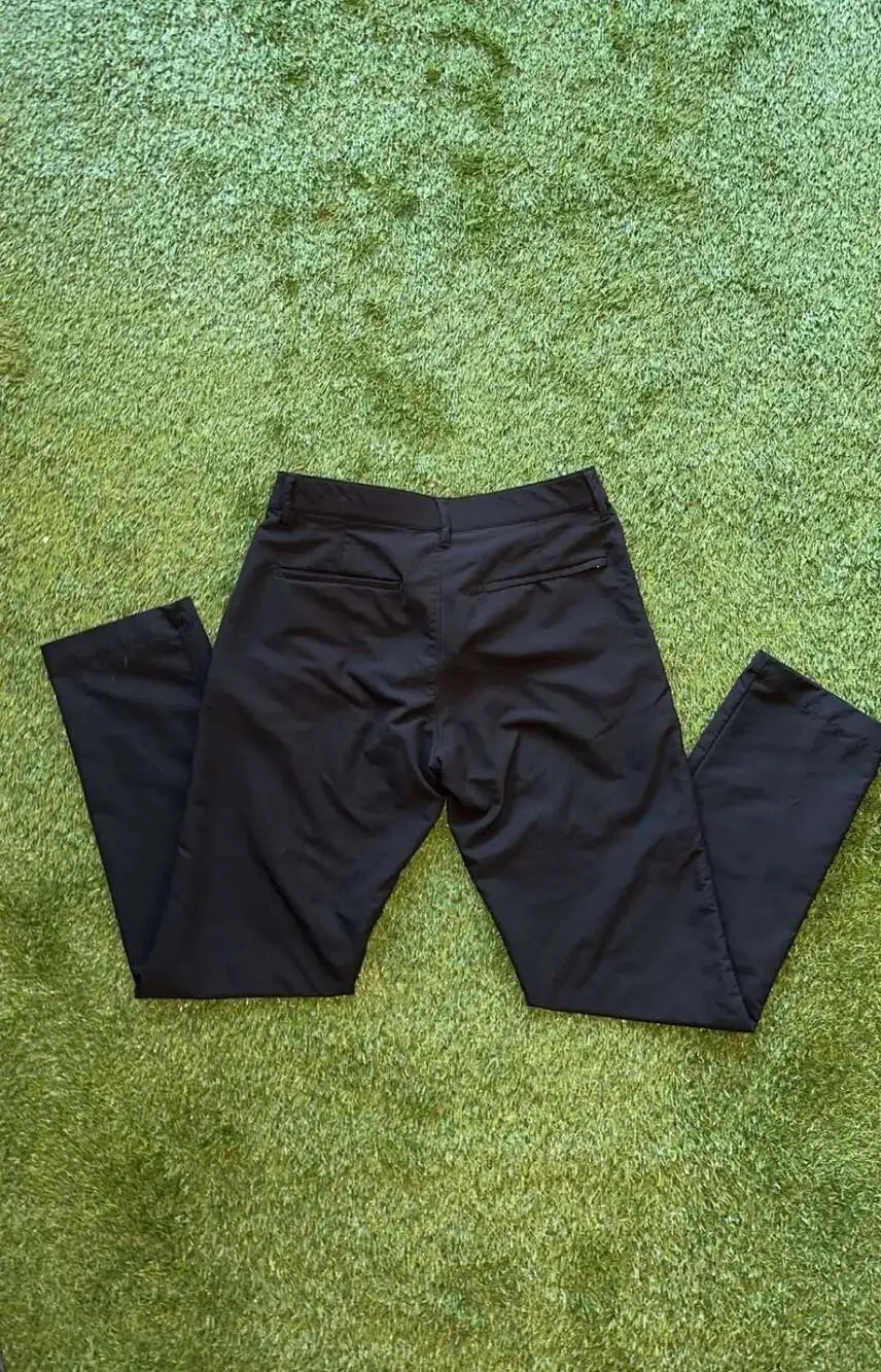 Banana Republic Men's Black Performance Slim Fit Pants 30x32